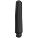 Mini vibro Delia 12cm Preto