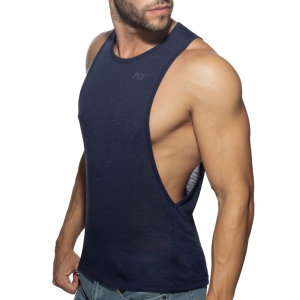 Addicted Tank top THIN FLAME Navy