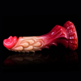 Gradient Color Animal Dildos - 06 RED
