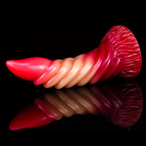 Gradient Color Animal Dildos - 09 RED