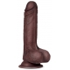 Realistische Dildo Slidy Cock 12.5 x 3.8cm Bruin