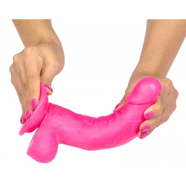 Realistischer Dildo Slidy Cock 15 x 4cm Pink