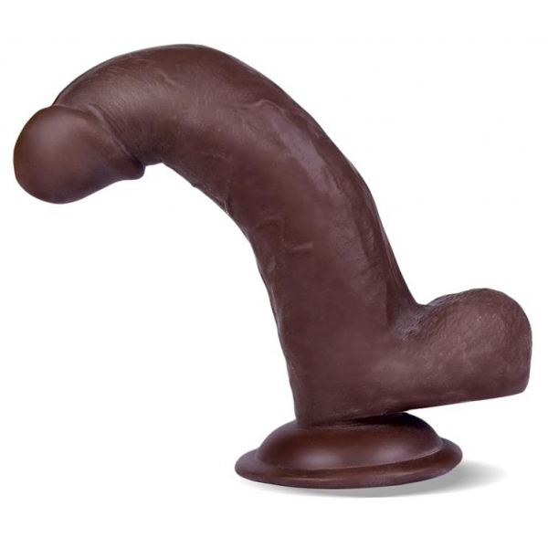 Realistic Dildo Slidy Cock 15 x 4cm Brown