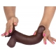 Dildo Deslizante Realista 15 x 4cm Castanho