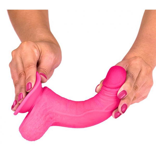 Dildo realistico Slidy Cock 12,5 x 3,8 cm rosa