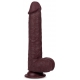 Slidy Realistic Dildo Dual Layer Retractable and Adjustable 9