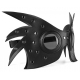 Wingy Mask Zwart