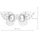 Steampunk Wing Splice Masquerade Mask