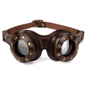 KinkHarness Pair of glasses Motor Brown