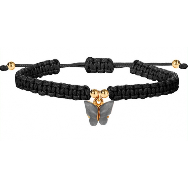 Vlinder Armband Zwart