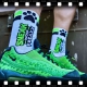 SNEAKFREAXX PUPPY NEON Sokken Wit-Groen