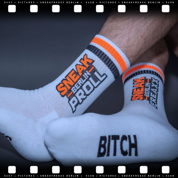 Sneak Berlin Proll Socks Black-Orange