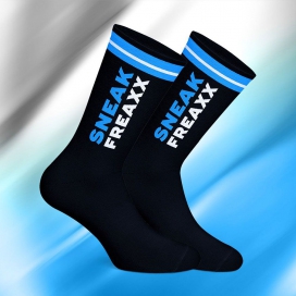 SneakFreaxx BLACK EDITION 3 Sokken Zwart-Blauw