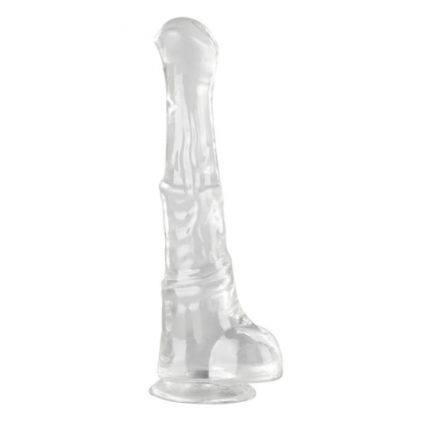 Clear Realistic Horse Cock With Ball XL