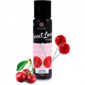 Secret Play Lubrificante comestível de cereja doce do amor 60ml