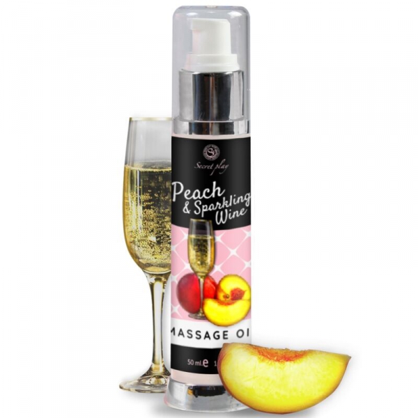 Secret Play Massageöl Pfirsich-Spritzwein 50ml