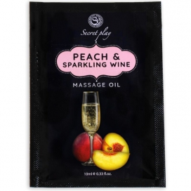 Secret Play Massage Oil Dosette Secret Play Peach-Sparkling Wine 10ml