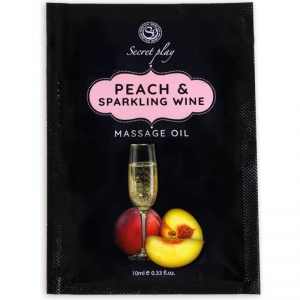 Secret Play Aceite de masaje Secret Play Peach Sparkling Wine Pod 10ml