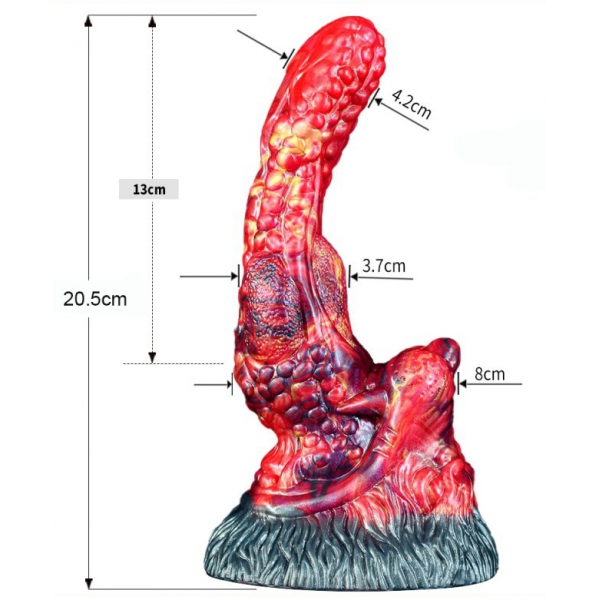 Gode Dragon SQUAREL 14 x 5.2cm