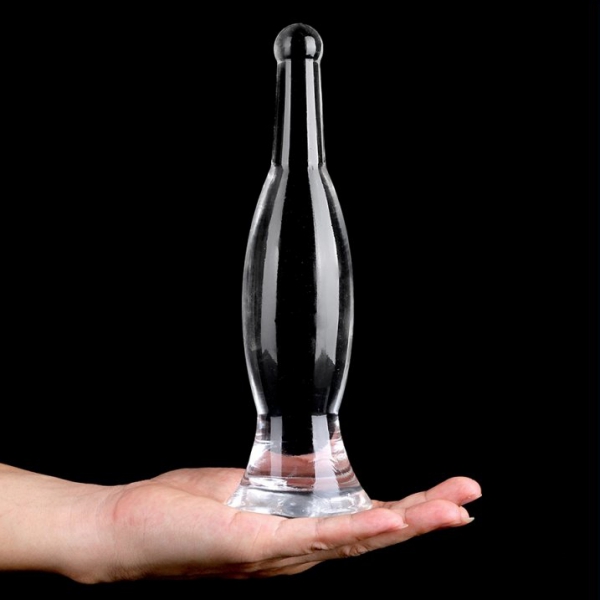 Bottle S transparent plug 18 x 4.5cm