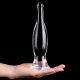 Bottle M 22 x 5.5cm transparent plug