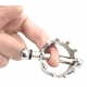 Crown Nipple Clamp Silver