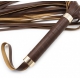 Suede Leather Flogger Brown