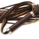 Suede Leather Flogger Brown