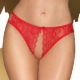 Culotte ouverte NAUGHTY VALENTINE Rouge