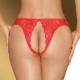 NAUGHTY VALENTINE Red open panties