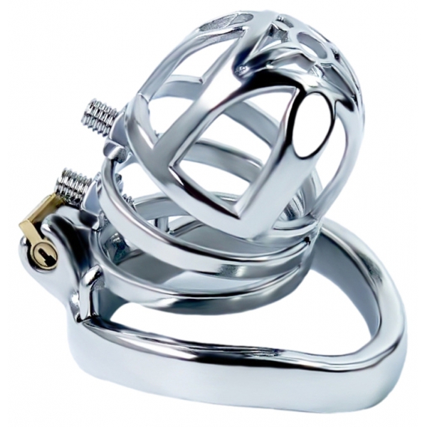 Doble Pik metal chastity cage 6.5 x 3.5cm