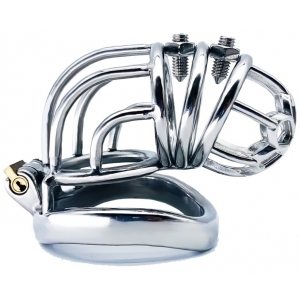 CockLock Foldy metal chastity cage 12 x 3.5cm