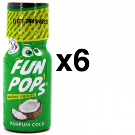 FUN POP'S Propyle Coconut Fragrance 15ml x6