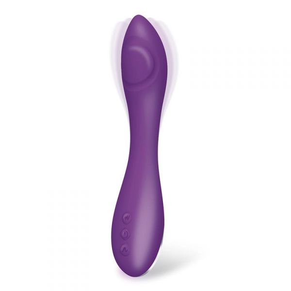 Vibro G-Spot Flap Pulsator 22cm Paars