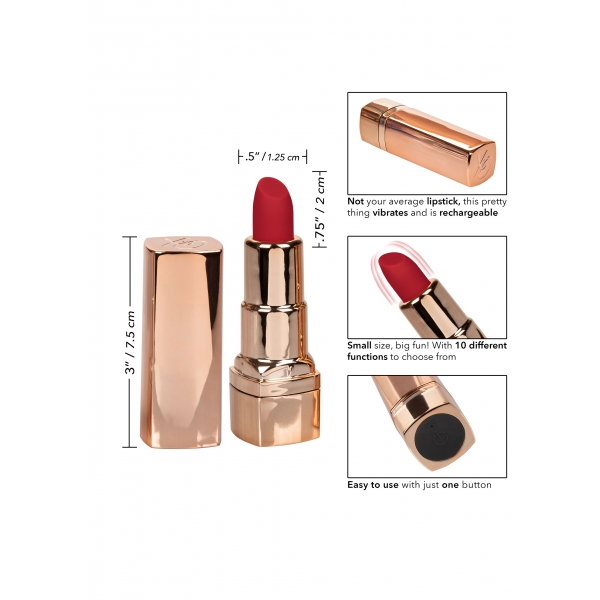 Vibro Lipstick 8cm Rot