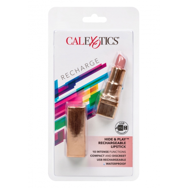 Barra de labios Vibro 8cm Rosa claro