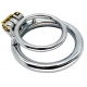 Doppelter Penisring aus Metall Duo Rings 37mm