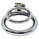 Dubbele metalen penisring Duo Ringen 37mm