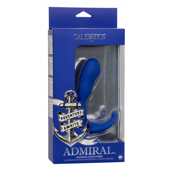 Stimolatore prostatico avanzato Admiral curvo 11 x 3 cm