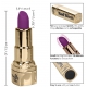 Barra de labios Vibro Bad Bitch 7,5cm Morado