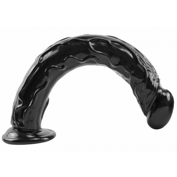 No Ball Suction Realistic Dildo BLACK