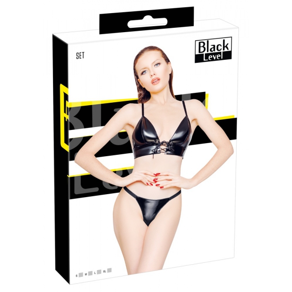 Conjunto VINYL BRA Preto