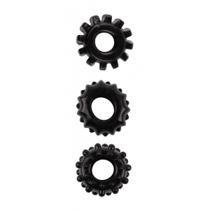 GK Power Set di 3 molle per Cockring Gear Up Nero