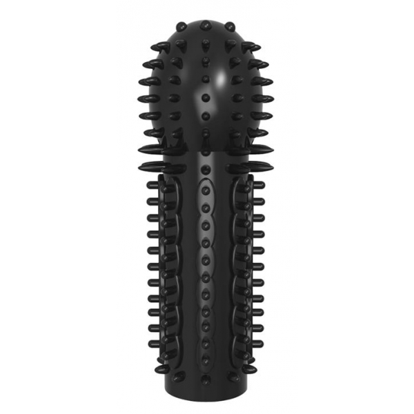 Nubby penis sleeve 14.5 x 4.8cm Black