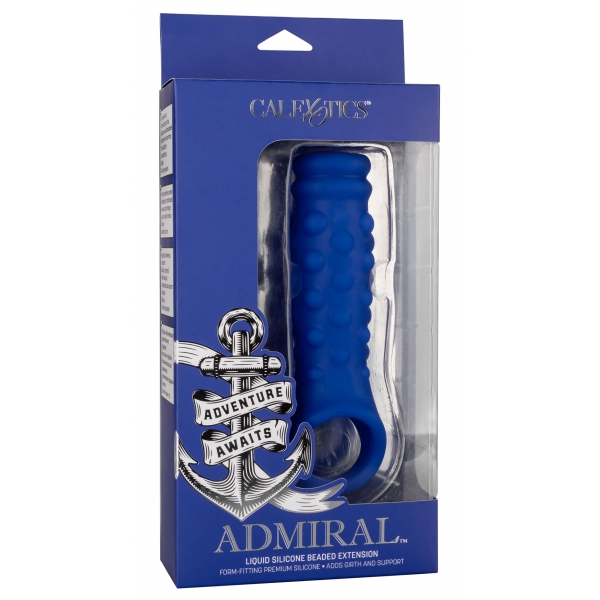 Beaded Extension Admiral Penis Sheath 10.5 x 4.5cm