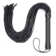 Prop Show Scatter Whip - Real Leather BLACK