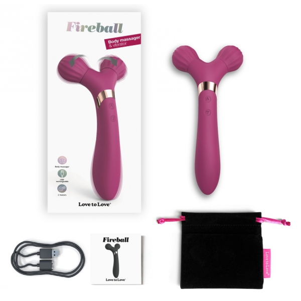 Fireball Love To Love Pink Dubbele Functie Stimulator