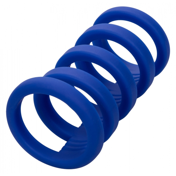 Funda para el pene 5 Cockrings Xtreme Cage Admiral 9cm