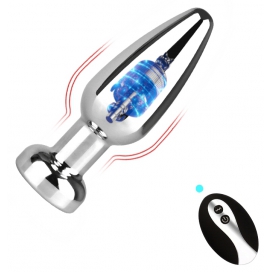 FUKR Vibe Wire Tapón vibrador de metal 10 x 3,7cm