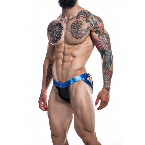 Jockstrap Desire Zwart-Blauw